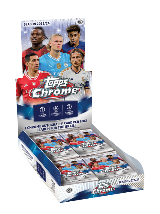 2023/24 Topps Chrome UEFA Club Competitions Soccer Hobby Box