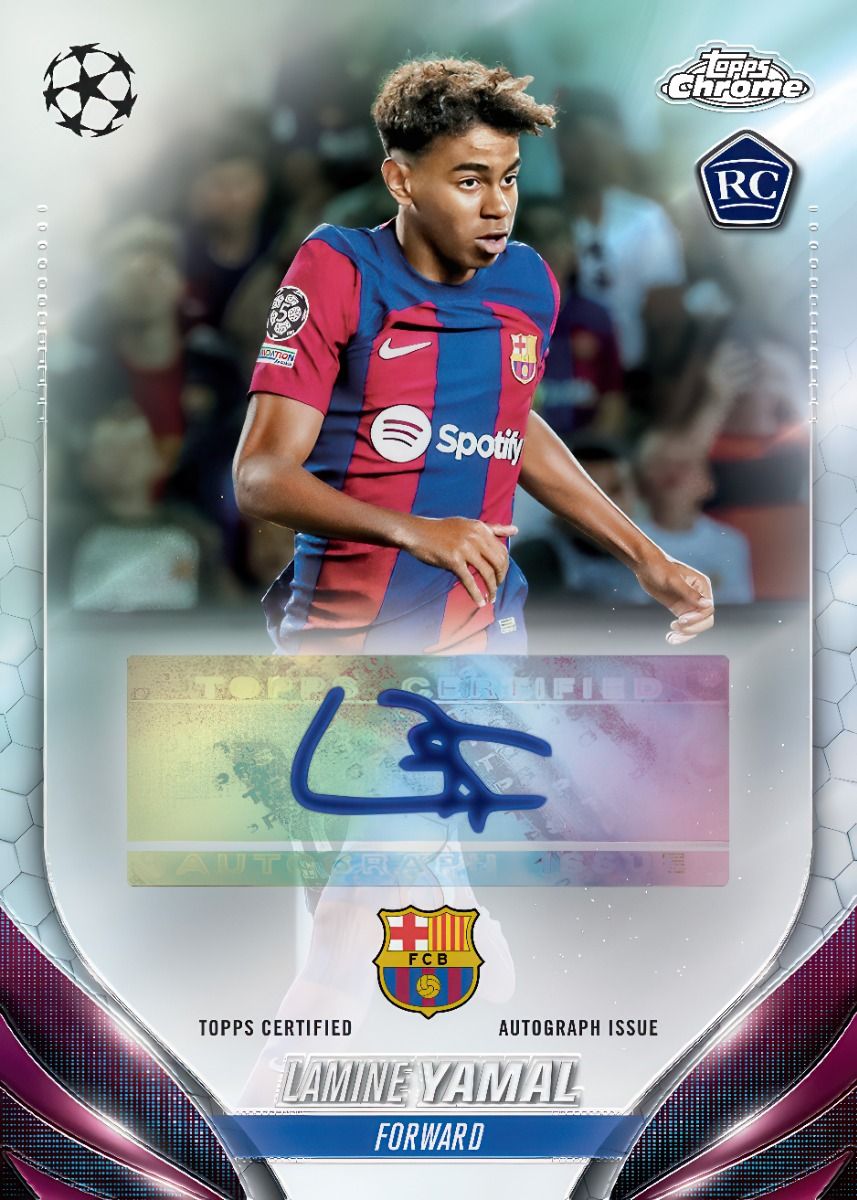 2023/24 Topps Chrome UEFA Club Competitions Soccer Hobby Box